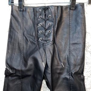 H&M faux leather pants - 2